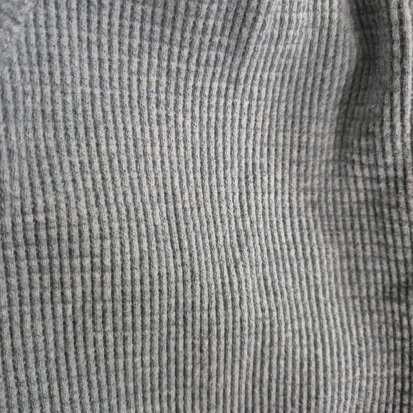 WindRiver Teal Waffle Weave THermal Long Sleeve Henley Top XL - Picture 6 of 7